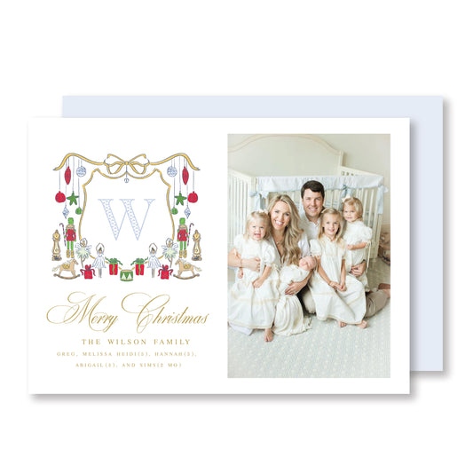 Nutcracker Crest- HorizontalChristmas Card Photo