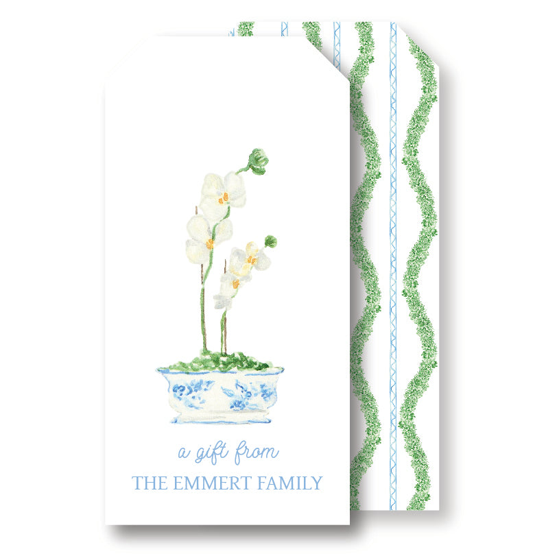 Orchid Gift Tag