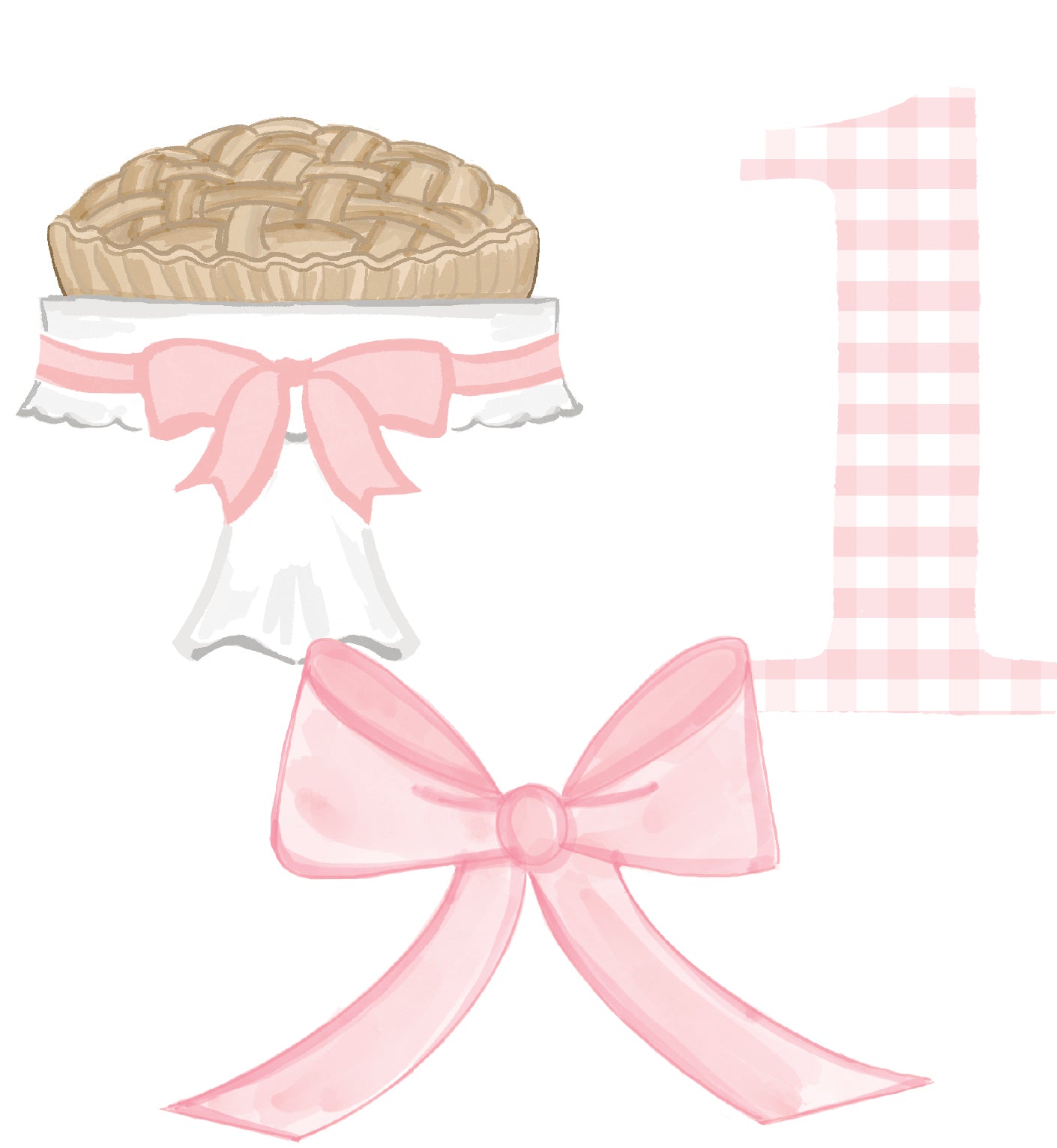 Pie Cupcake Toppers