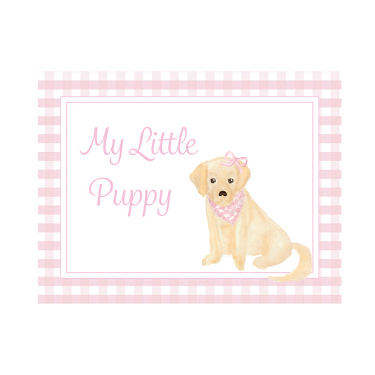 Pink Puppy Stickers