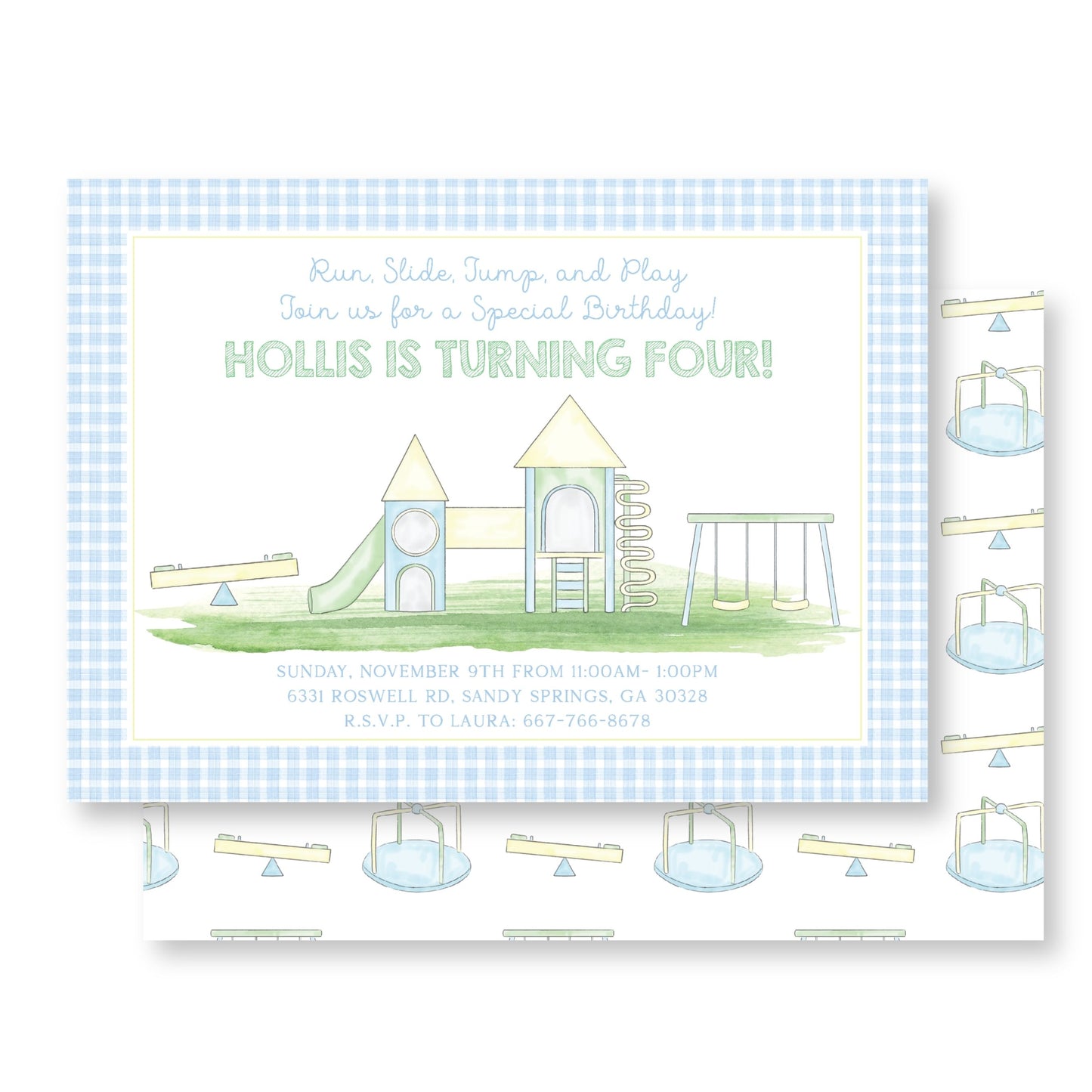 Playground Invitation