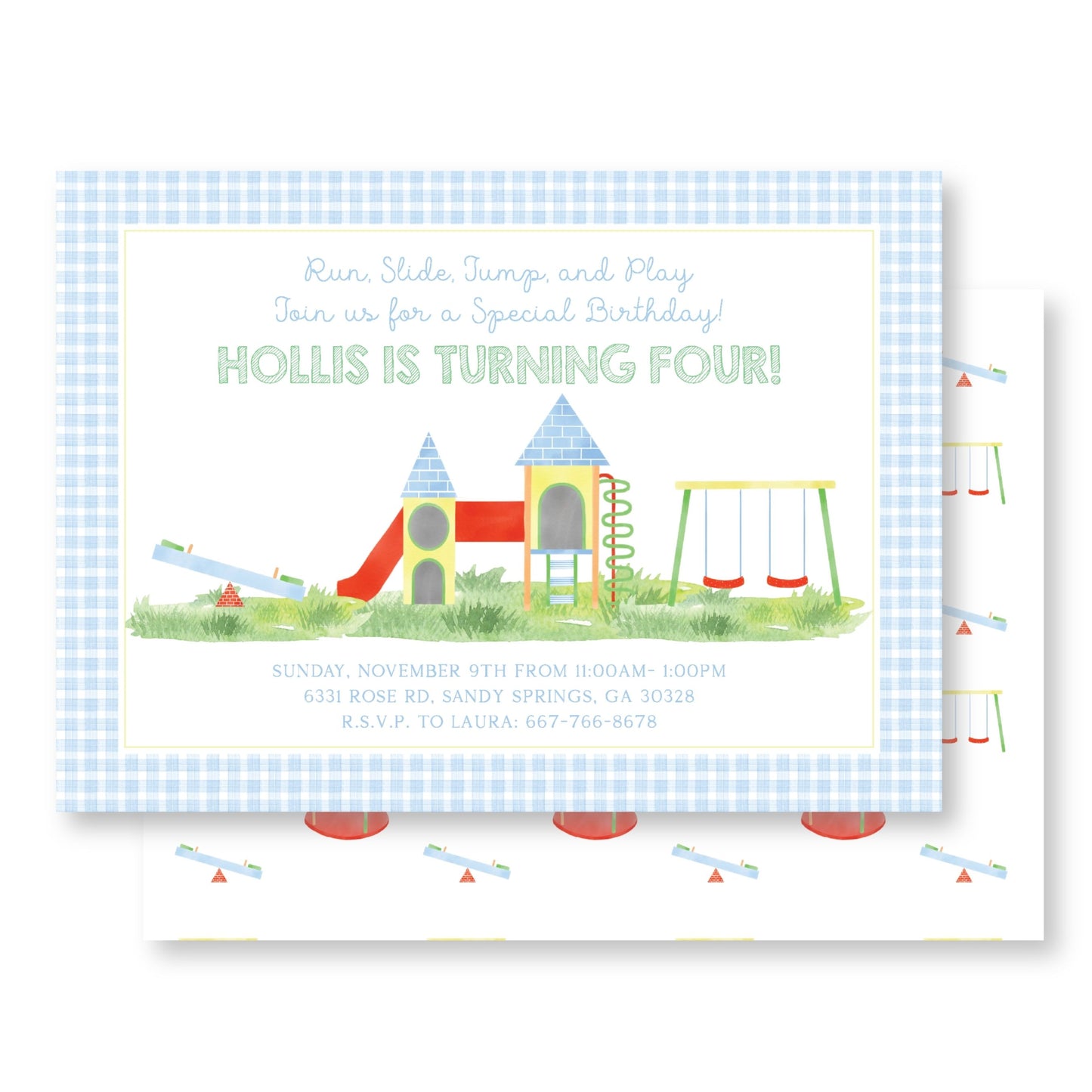 Playground Invitation