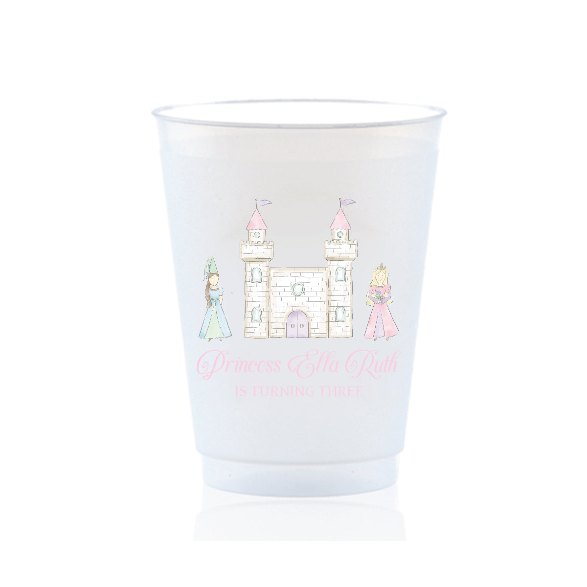 16 oz full color frosted cups