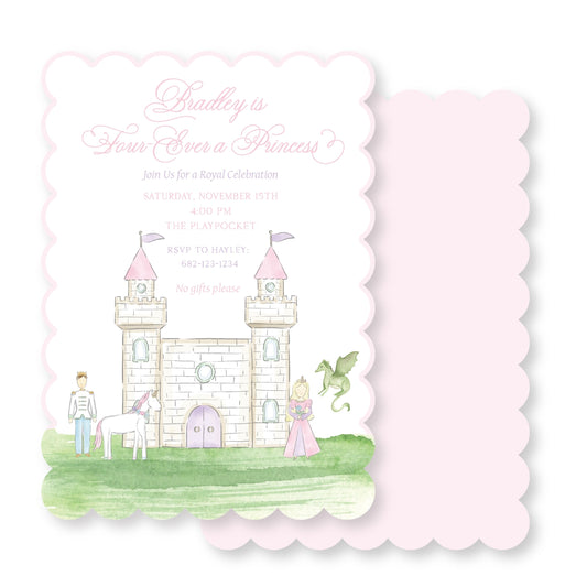 Four-ever a Princess (Scalloped)