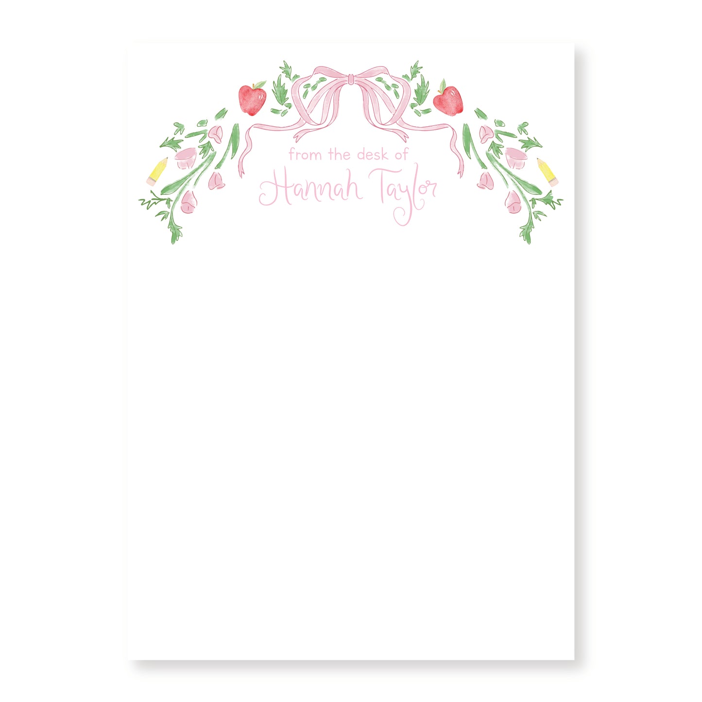 Teacher Garland Notepad