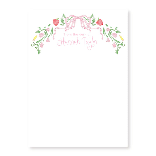 Teacher Garland Notepad