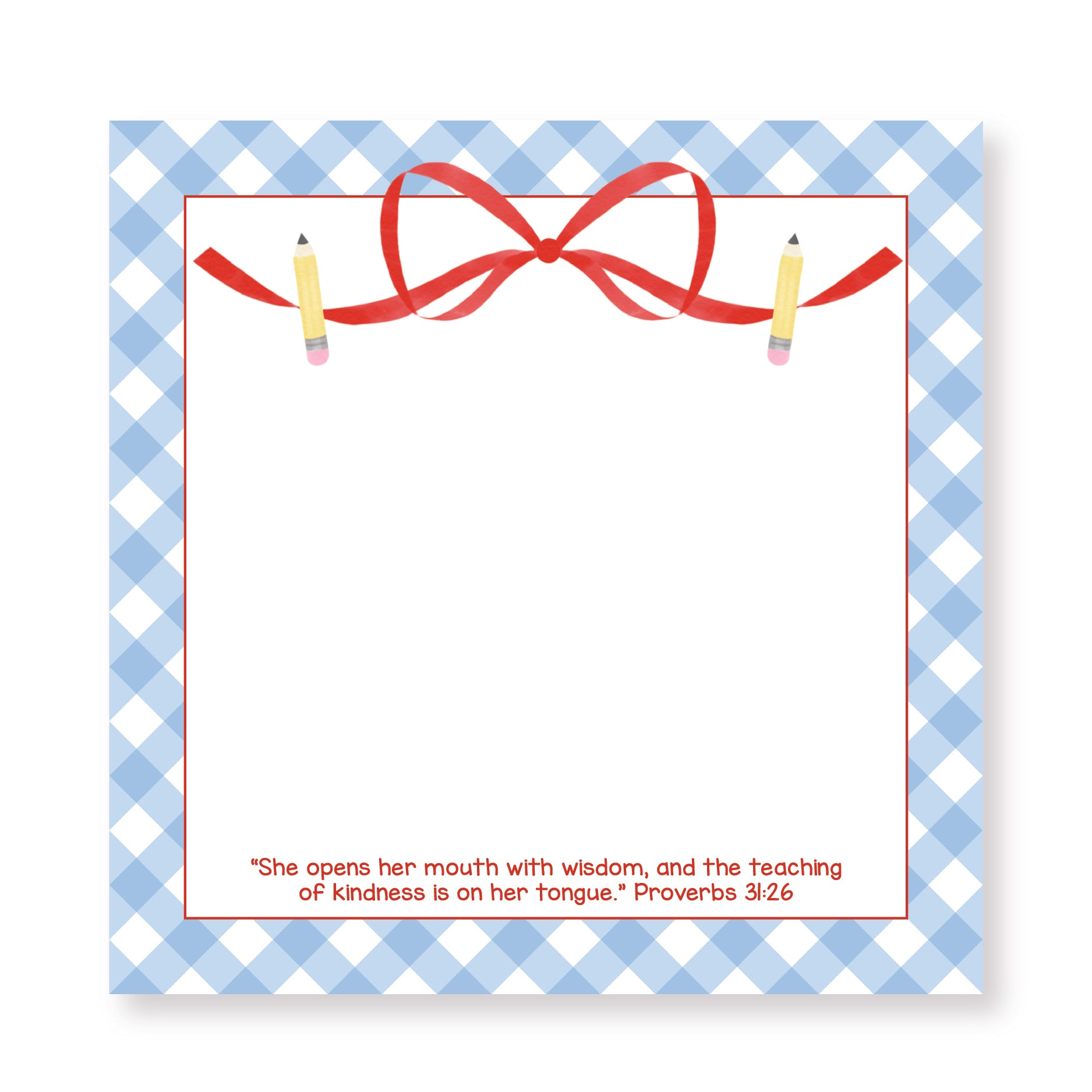 Square Notepage Teacher Square Notepad – CreativelyKaty