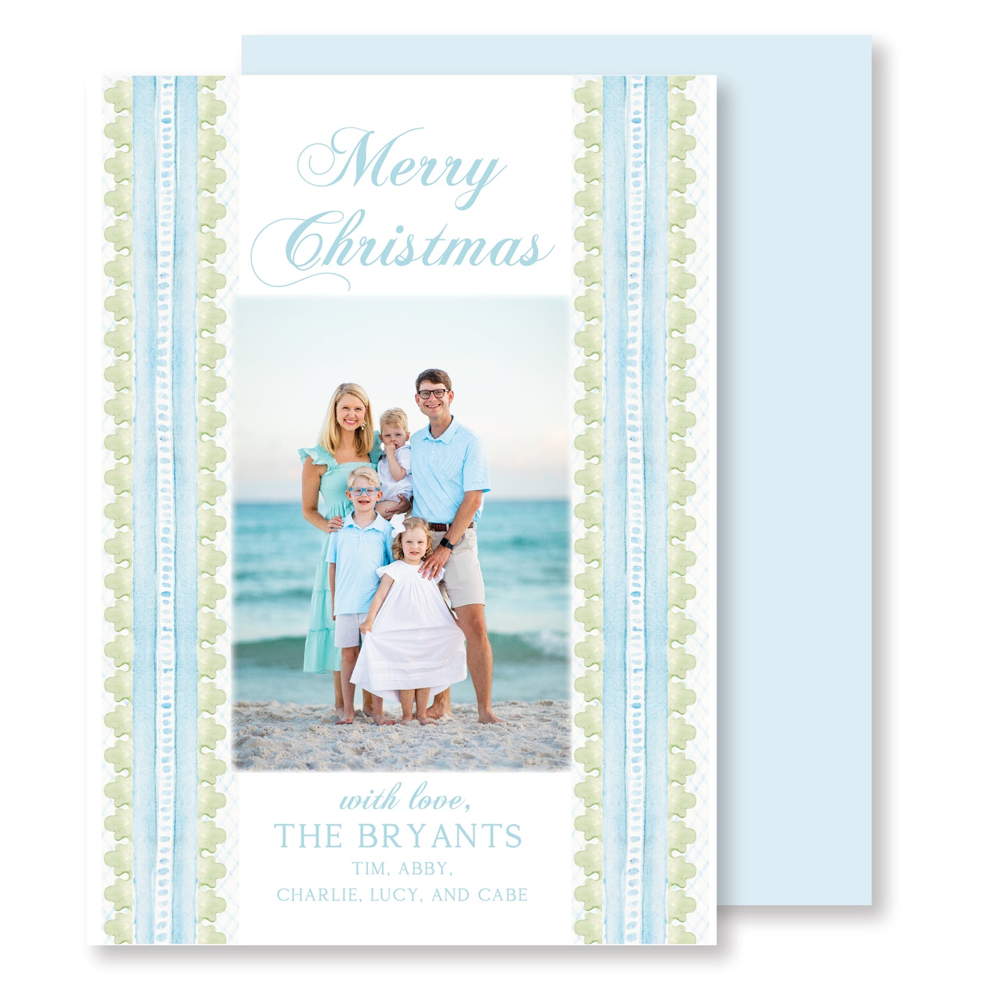 Seaside Christmas Card Photo
