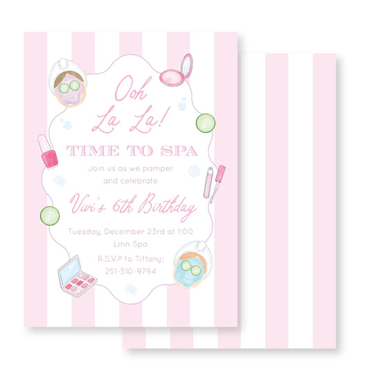 Spa Invitation