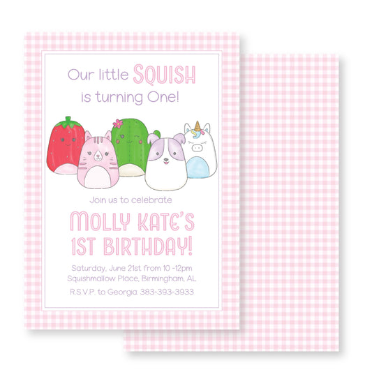 Squishmallow Invitation