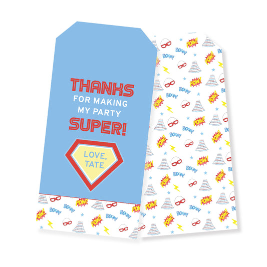 Super Hero Party Tag