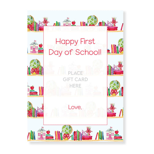 Teacher Shelf Gift Card Holder