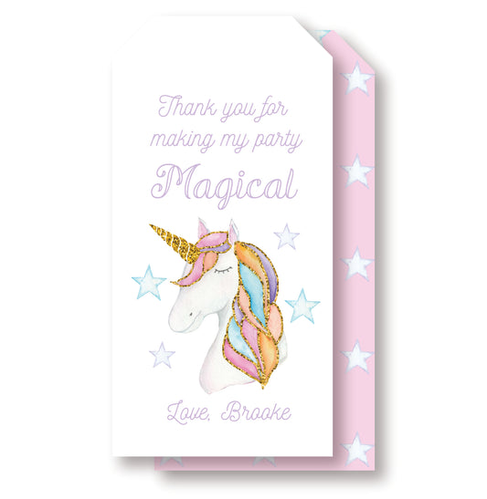Unicorn Party Tag