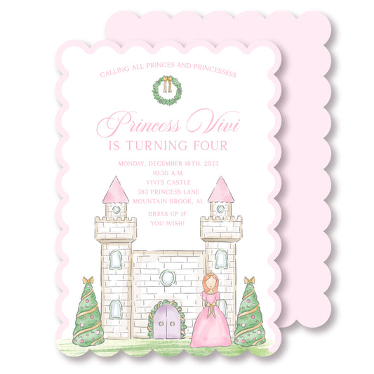 Christmas Princess Invitation