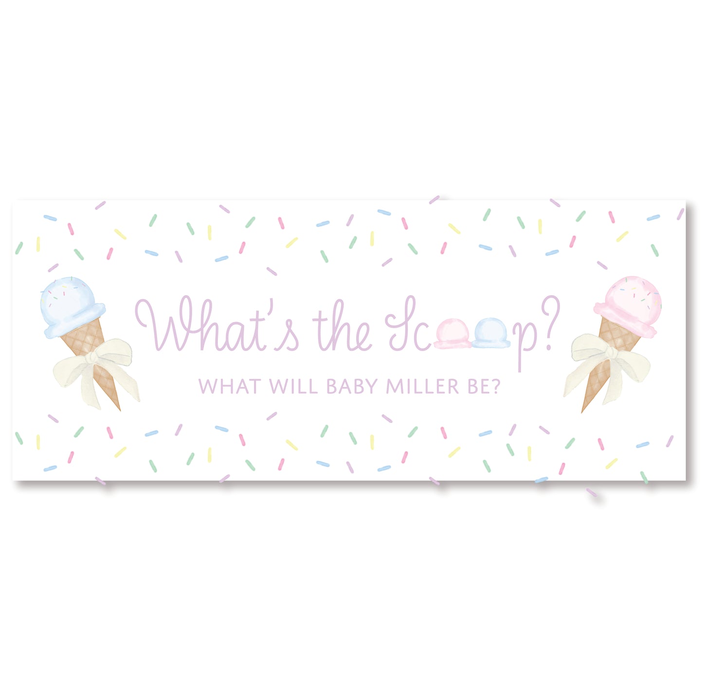What's the Scoop Banner
