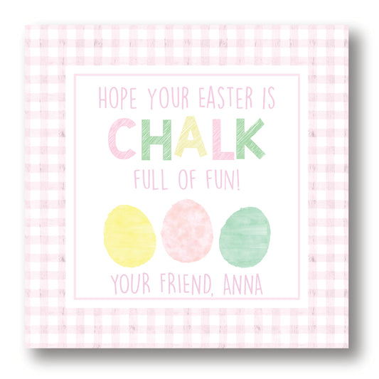 Pink Easter Chalk Tag