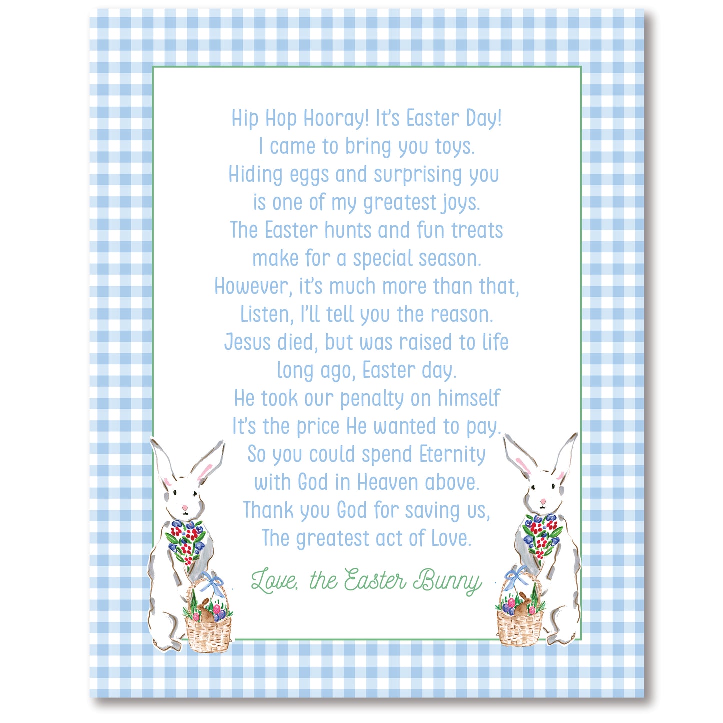 Easter Bunny Poem