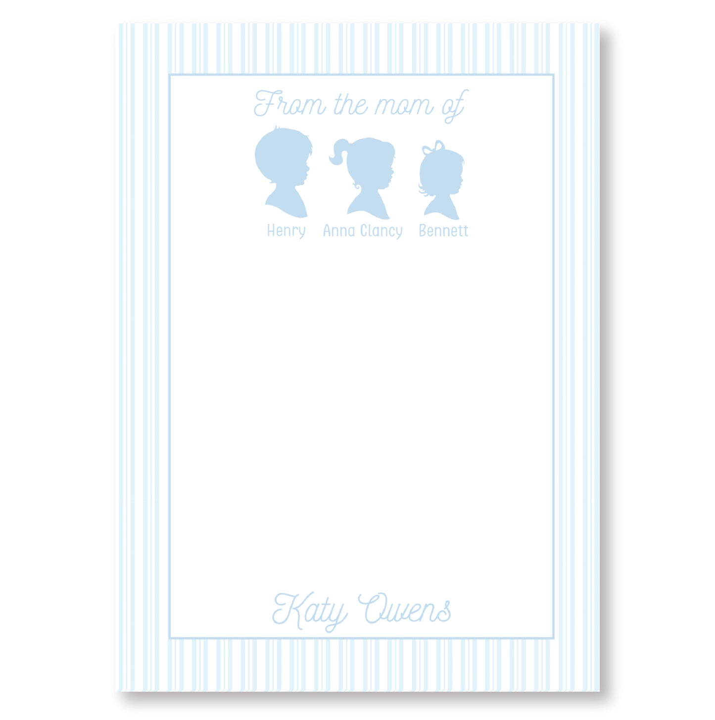 Silhouette Notepad