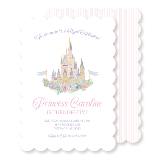 Princess Castle Invitation