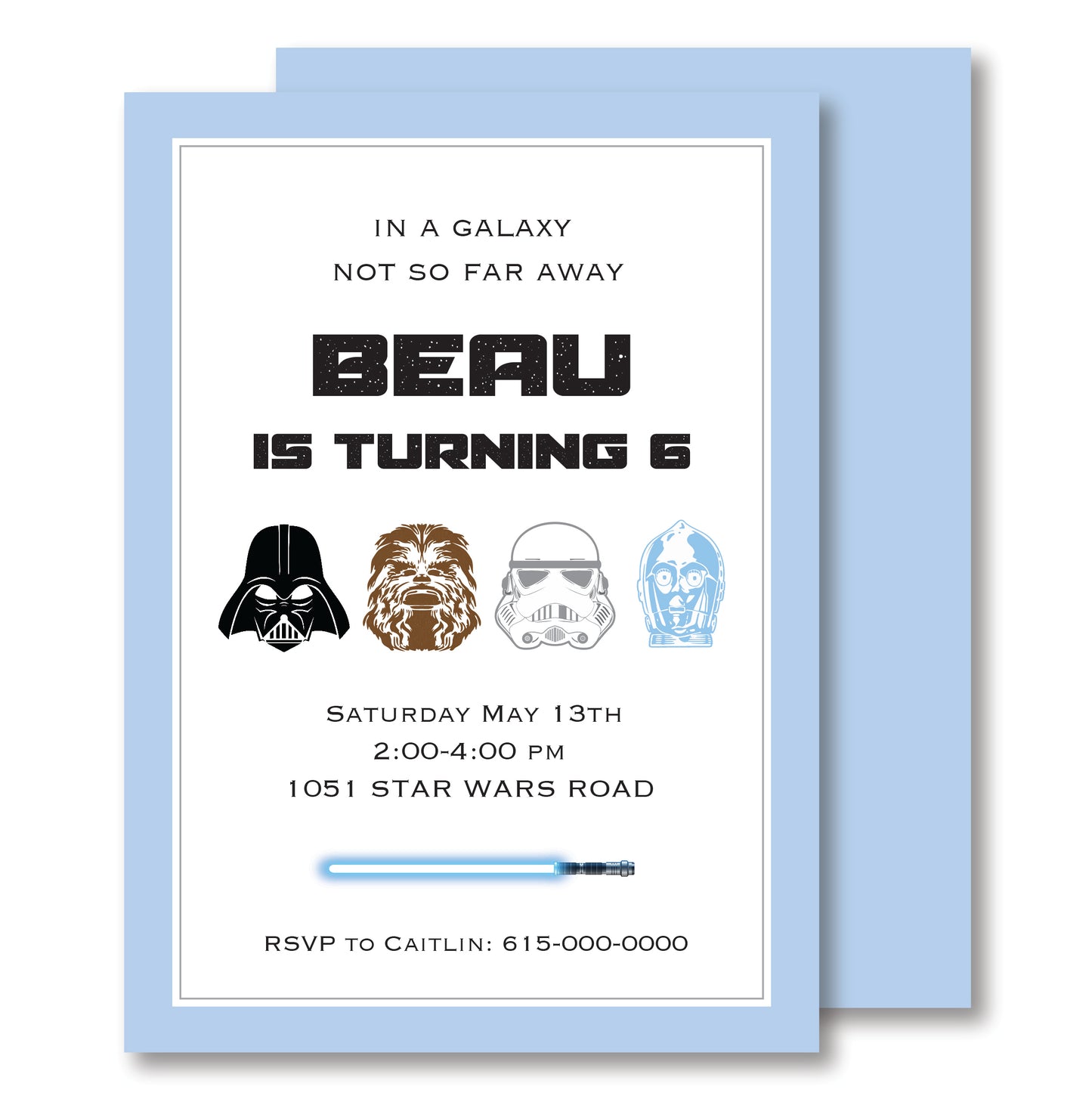 Star Wars Invitation