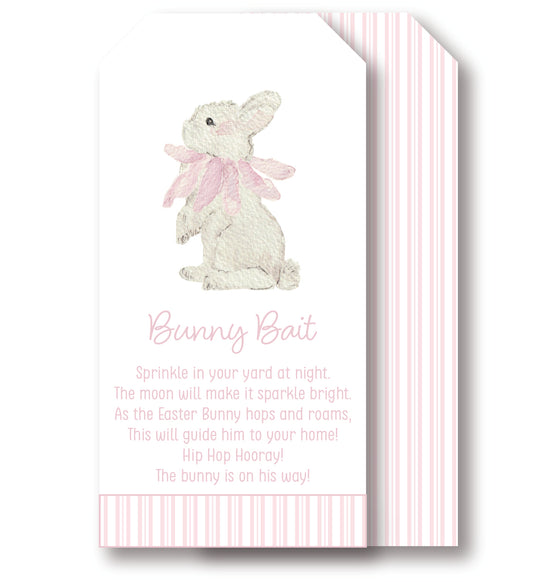 Pink Bunny Bait Tag