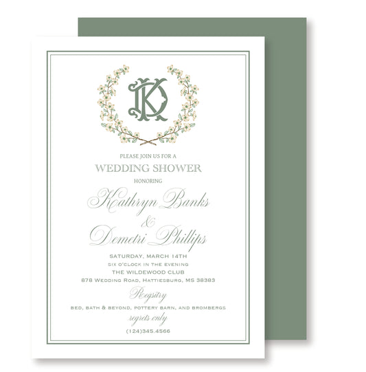 Dogwood Bridal Invitation