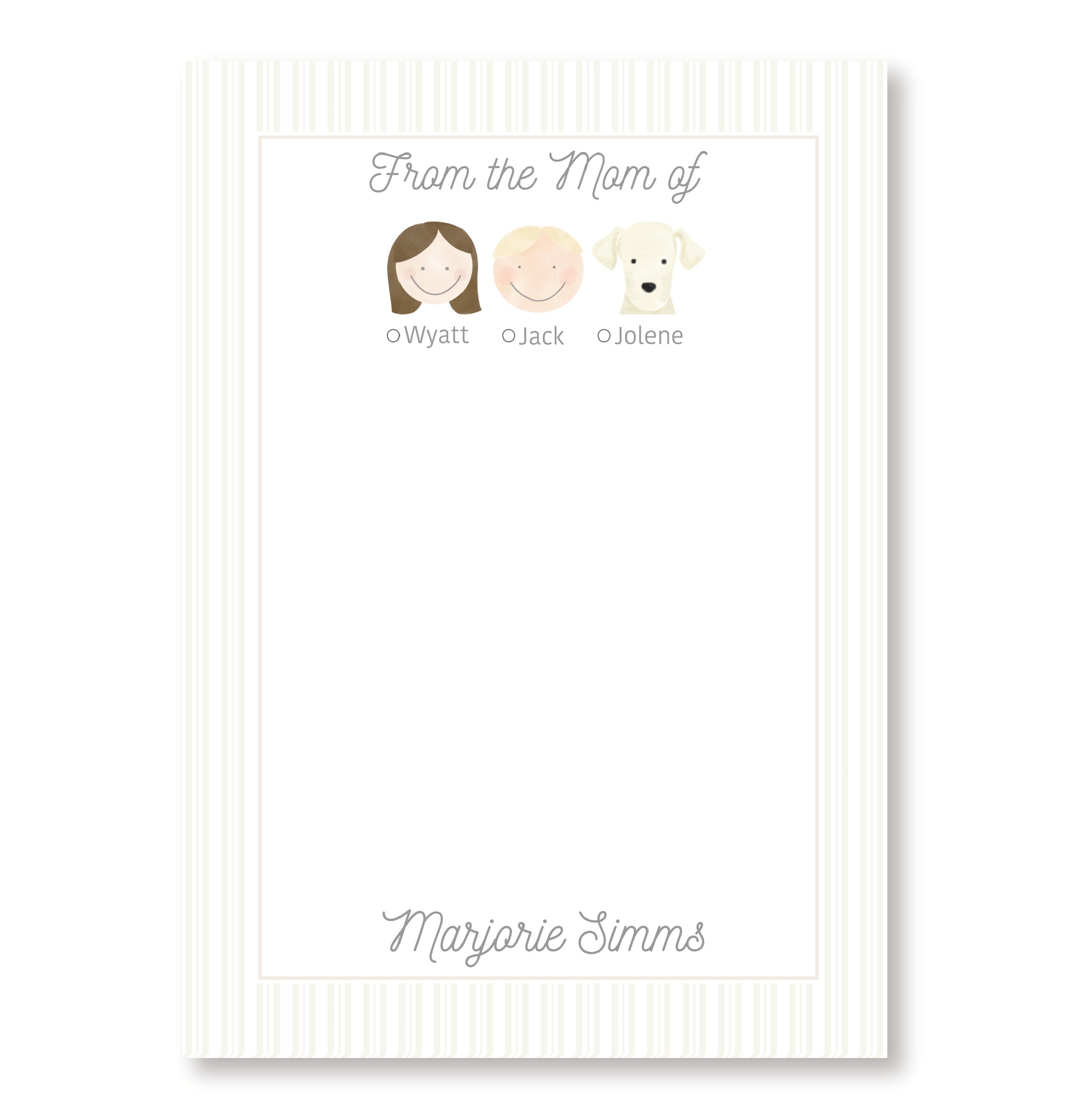 Faces Notepad – CreativelyKaty