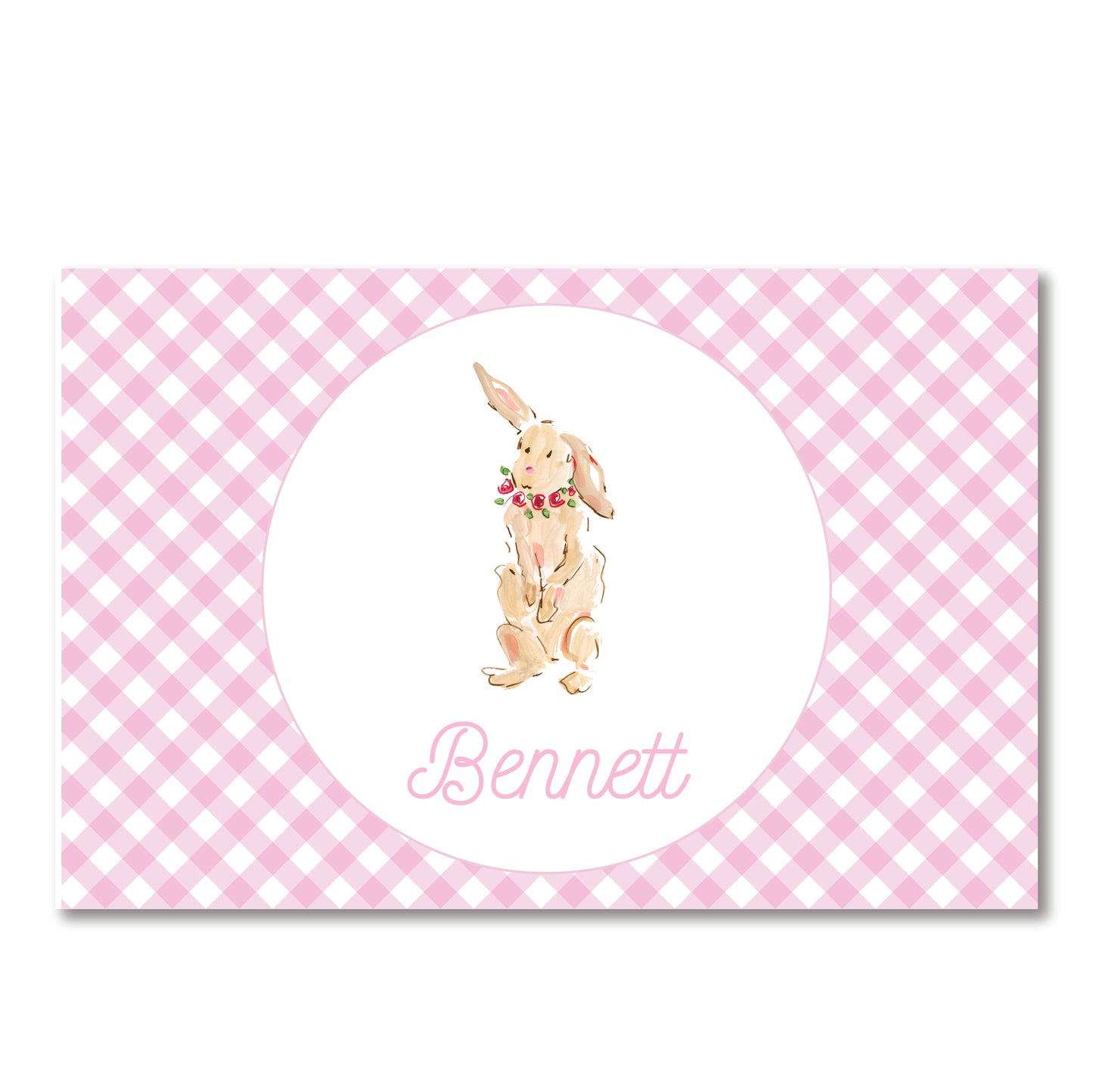 Easter/ Sailboat Placemat Pink